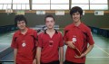 Equipe 1 Juniors - Interclub(de gauche  droite : Marin, Arnaud, Charles)